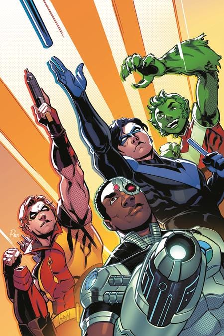 DC Comics Comic Books TITANS #28 CVR C PARIS ALLEYNE CARD STOCK VAR (DC K.O.) 76194138022302831 0825DC0034
