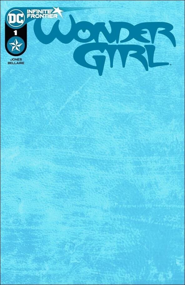 DC Comics Comic Books WONDER GIRL #1 CVR C BLANK CARD STOCK VAR 76194137283900151