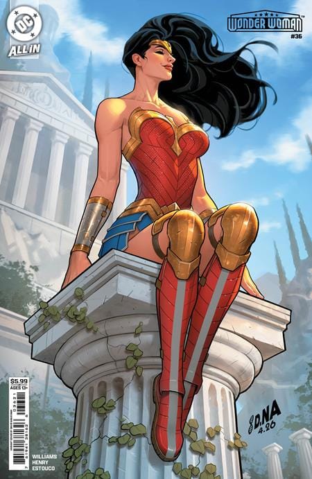 DC Comics Comic Books WONDER WOMAN #36 CVR B DAVID NAKAYAMA CARD STOCK VAR (Release Date: 08/19/2026) 76194138162603621 0626DC0108