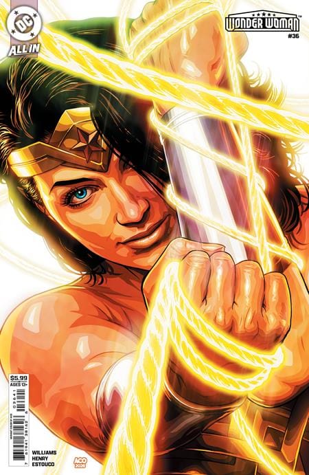 DC Comics Comic Books WONDER WOMAN #36 CVR D ACO CARD STOCK VAR (Release Date: 08/19/2026) 76194138162603641 0626DC0110