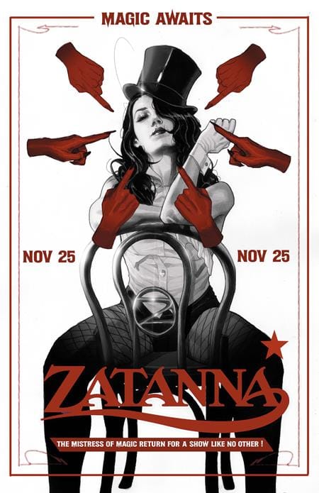 DC Comics Comic Books ZATANNA (2026) #8 CVR B JOSHUA SWAY SWABY CARD STOCK VAR (Release Date: 11/25/2026) 76194139675000821 0926DC0031