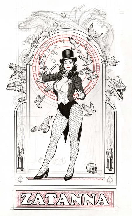 DC Comics Comic Books ZATANNA #6 (OF 6) CVR B FRANK CHO CARD STOCK VAR 76194138312500621 0525DC172