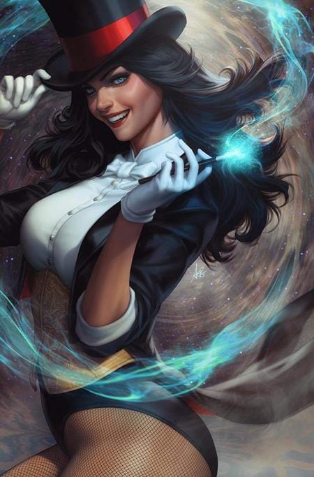 DC Comics Comic Books ZATANNA BRING DOWN THE HOUSE #1 (OF 5) CVR D STANLEY ARTGERM LAU FOIL VAR (MR) 76194138125100141 0424DC147