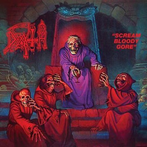 Death Music > Vinyl Records Death - Scream Bloody Gore (Colored Vinyl, Violet, White, Red, Splatter) 781676519910 RPE51991.1