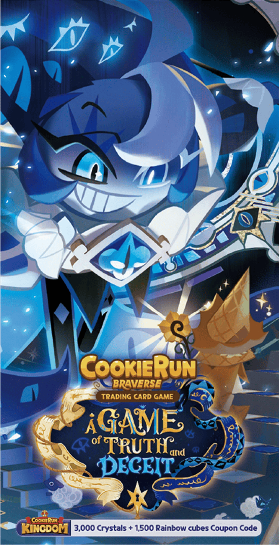 Devsisters Corp. Trading Card Games CookieRun TCG: Set 4: A Game of Truth and Deceit Booster Pack 8809454058566 DVT02004