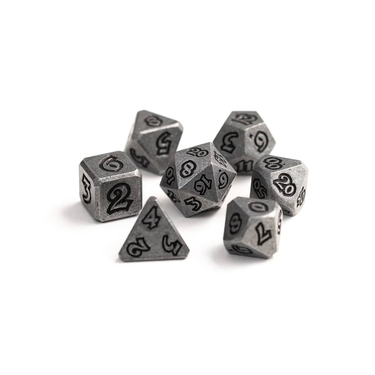 Die Hard Dice Dice > Die Hard Dice DHD 7 Piece RPG Set - Lumina Carbon Knight 810060787847 m0400010