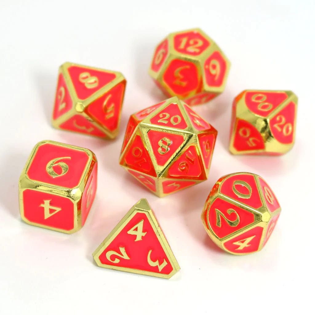 Die Hard Dice Dice > Die Hard Dice DHD: Metal 7-Die Set - AfterDark Neon Bloom 689355111229 M0103010