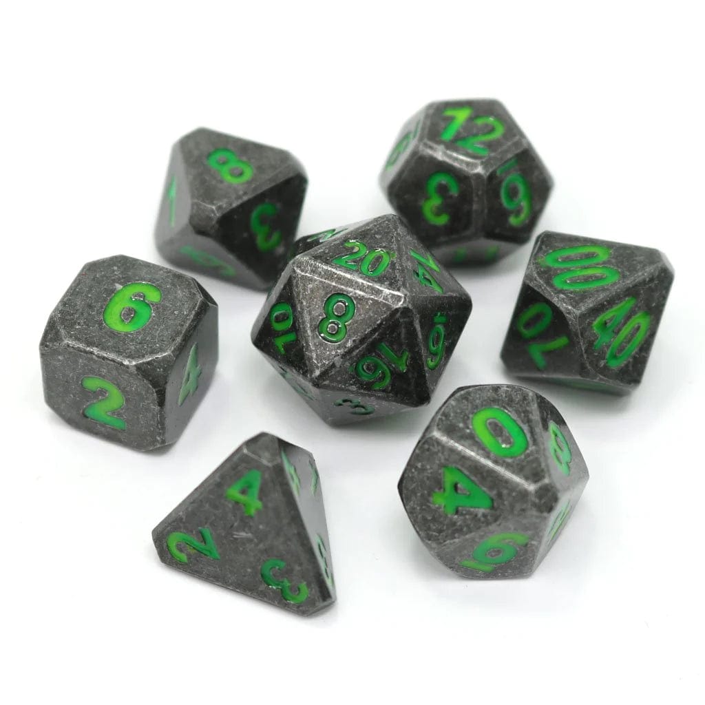 Die Hard Dice Dice > Die Hard Dice DHD: Metal 7-Die Set - Forge Clover 689355112431 M0009020
