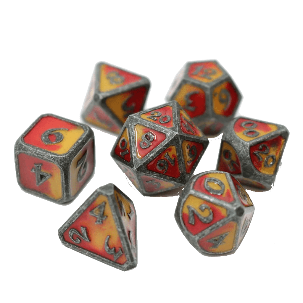 Die Hard Dice Dice > Die Hard Dice DHD: Metal 7-Die Set - Spellbinder Brimstone 689355111809 M0109020