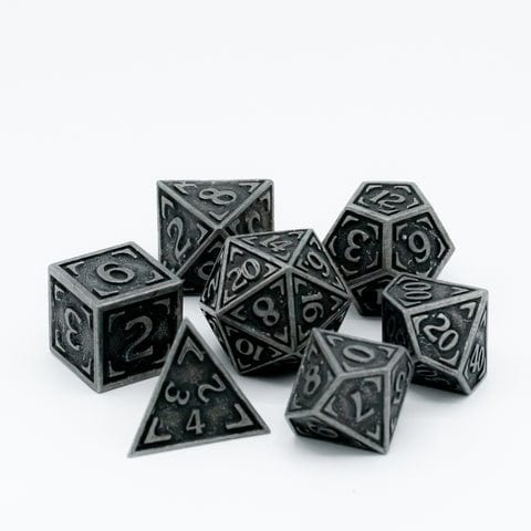 Die Hard Dice Dice > Die Hard Dice DHD: Metal 7 Piece RPG Set - Reticle Uchronia Ottensian 810060782408 M0300010