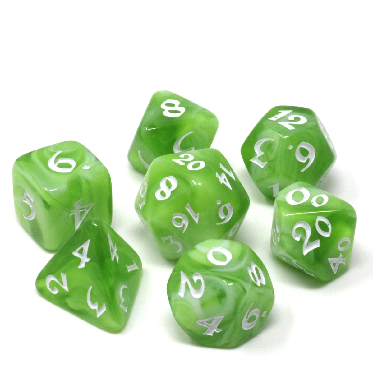 Die Hard Dice Dice > Die Hard Dice DHD: Plastic 7-Die Set - Verdant Vista 810060787823 P0205210