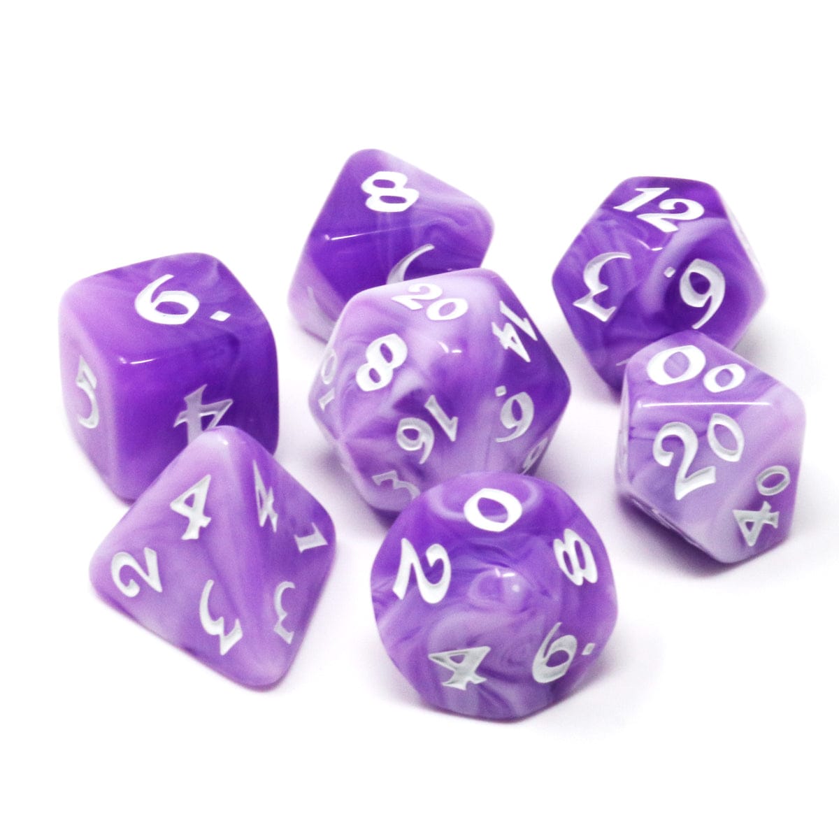 Die Hard Dice Dice > Die Hard Dice DHD: Plastic 7-Die Set - Wisteria Winds 810060787830 P0205220