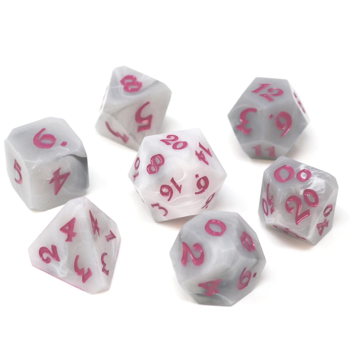 Die Hard Dice Dice > Die Hard Dice Die Hard Dice: 7pc RPG Set - Avalore Talisman, Mist with Lilac 810060787595 P0105140
