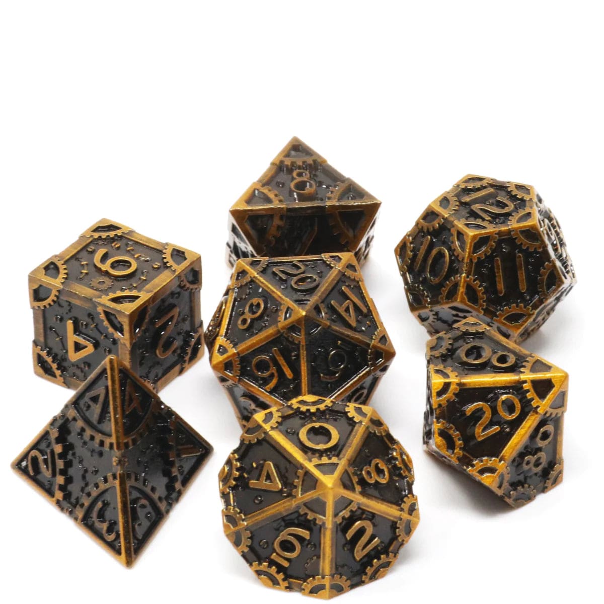 Die Hard Dice Dice > Die Hard Dice Die Hard Dice: 7pc RPG Set - Gearbox Bronze 810060788103 NM00502