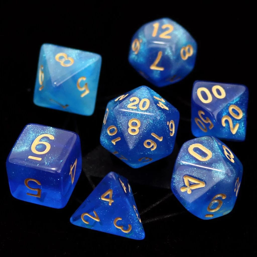 Die Hard Dice Dice > Die Hard Dice Die Hard Dice: 7pc RPG Set - Mermaids Crown 689355112073 P0017100
