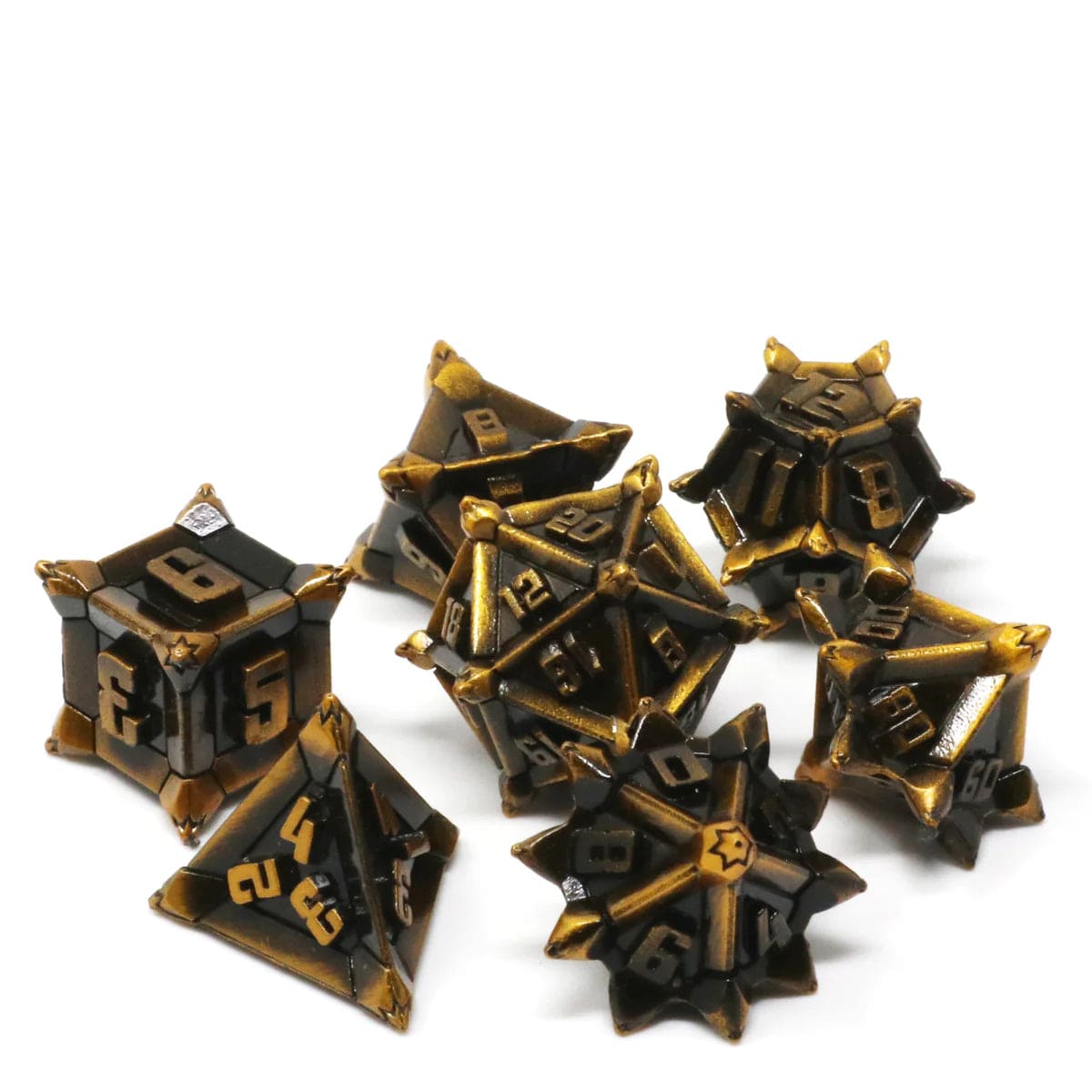 Die Hard Dice Dice > Die Hard Dice Die Hard Dice: 7pc RPG Set - Thorncraft Bronze 810060787946 NM00102