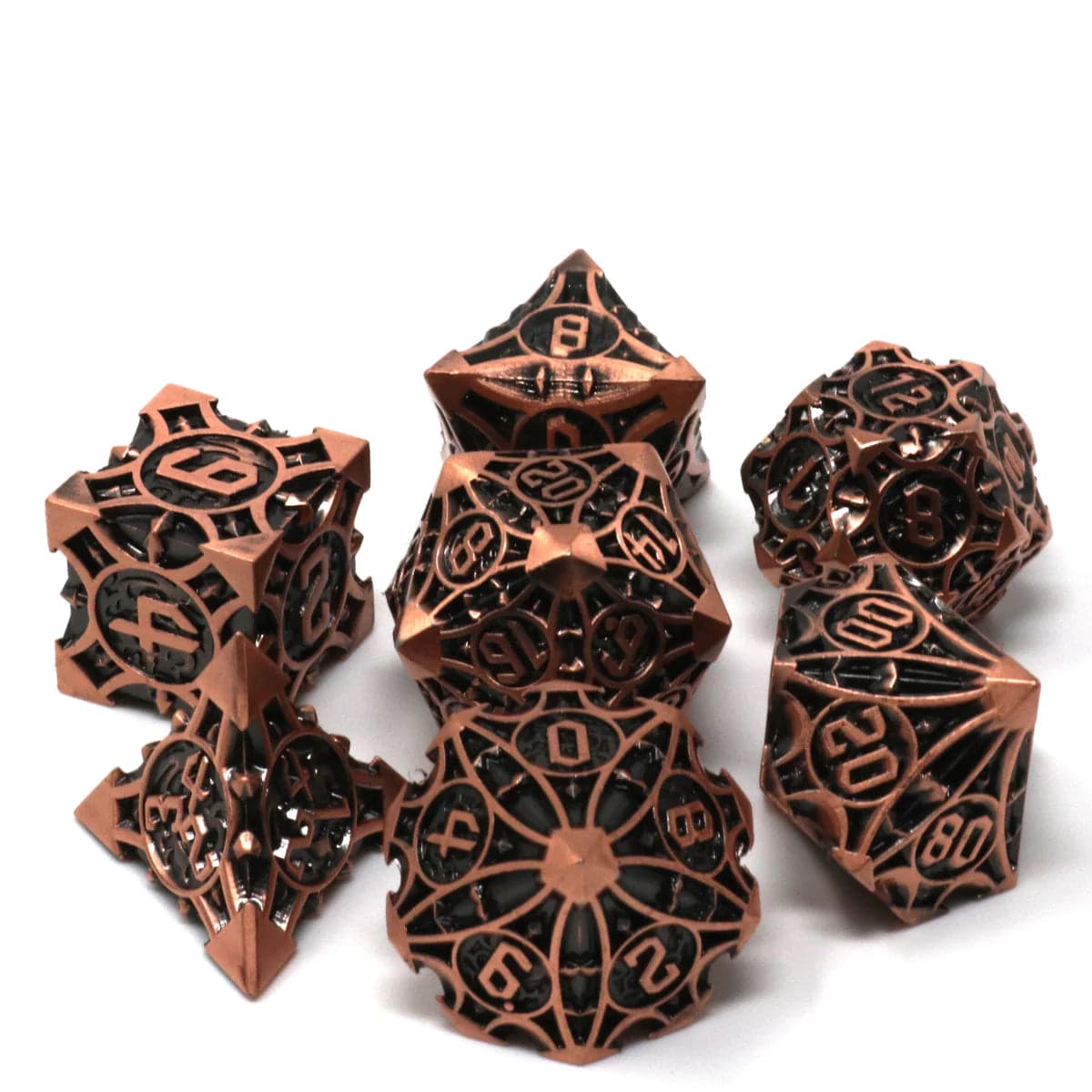 Die Hard Dice Dice > Die Hard Dice Die Hard Dice: 7pc RPG Set - Vaultrunner Copper 810060787977 NM00201
