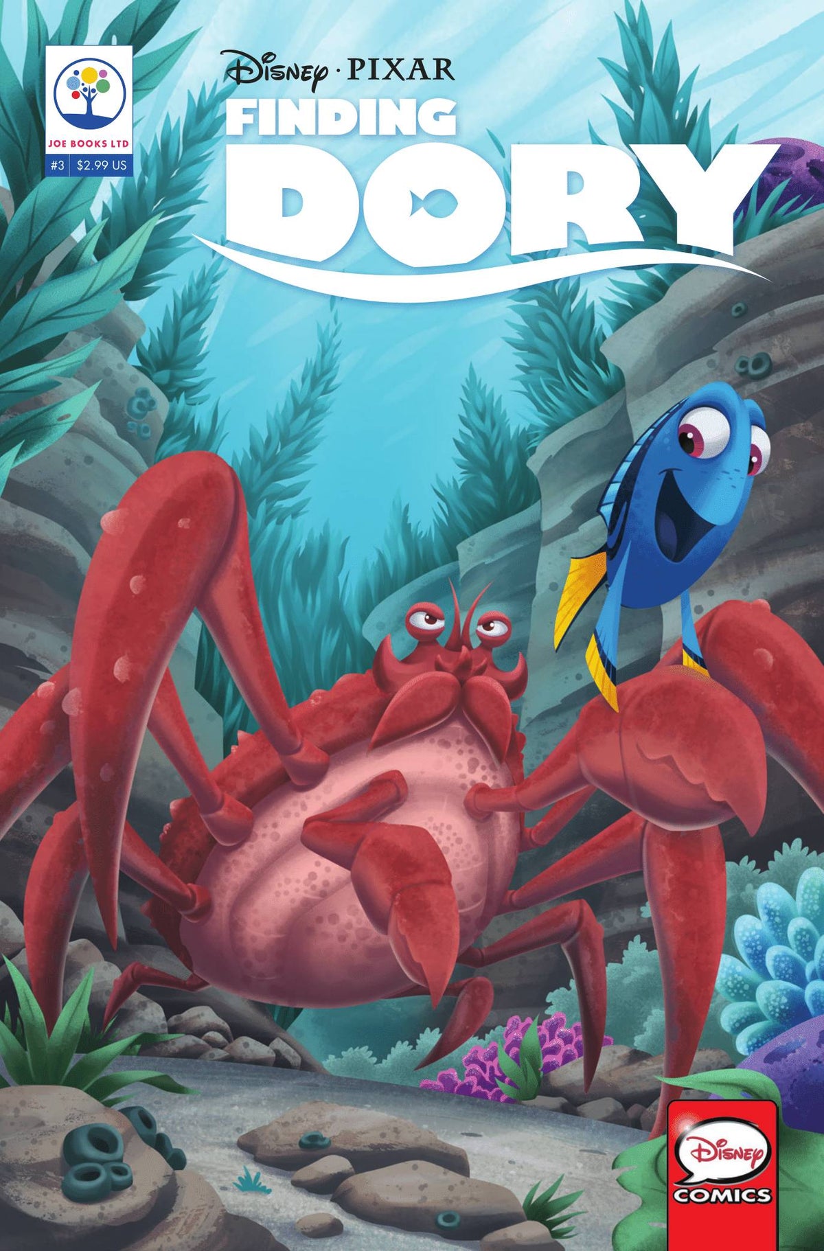 disney comics Comic Books DISNEY PIXAR FINDING DORY #3 62784343487000311