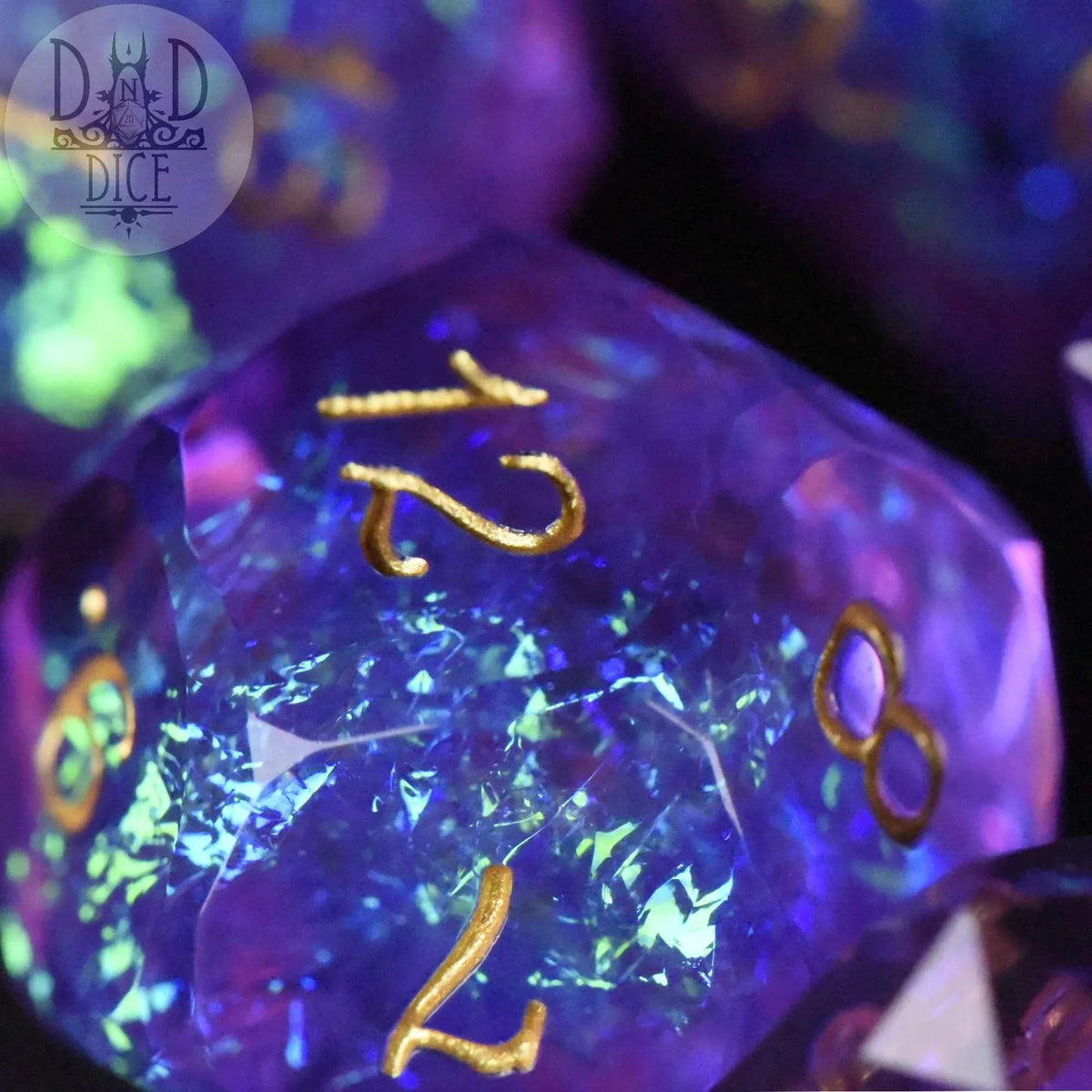 DNDDICE.COM Dice > Other Dice Crown Jewels Imperial (Handmade) - 7 Dice Set 758890750658 HM07JEWEL01