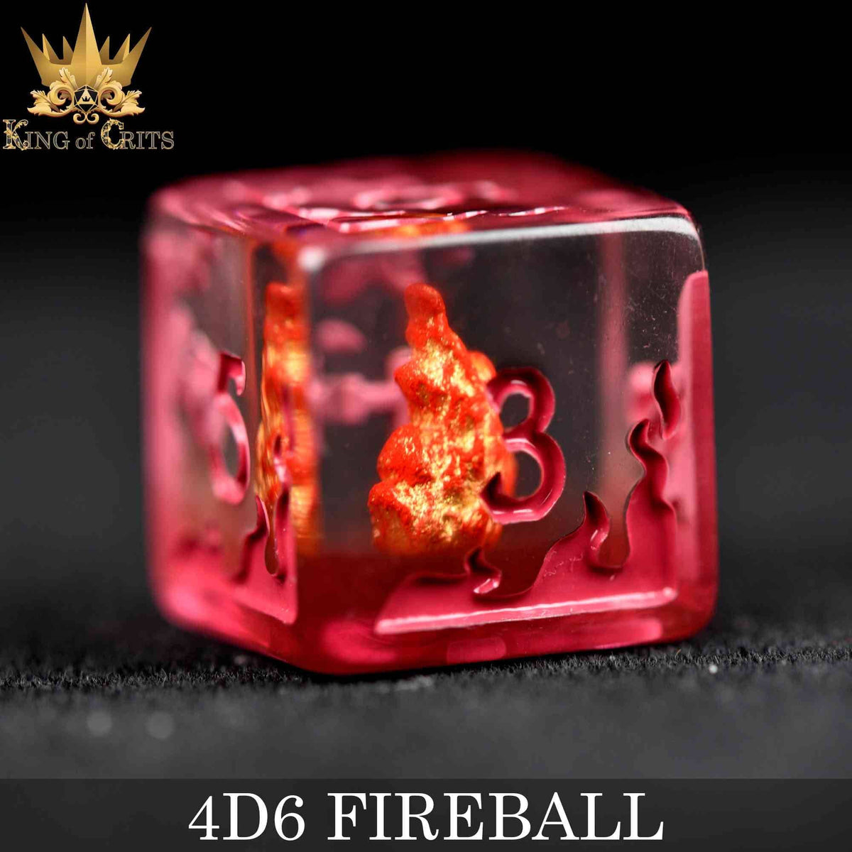 DNDDICE.COM Dice > Other Dice Fireball 4D6 Set 758890746491 ER04FIRE