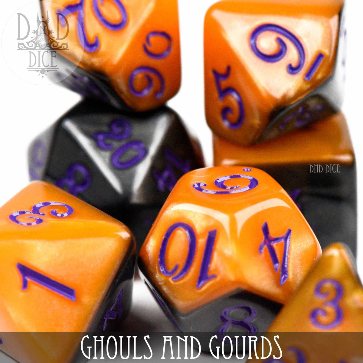 DNDDICE.COM Dice > Other Dice Ghouls and Gourds 758890746538 PA07GHOUL