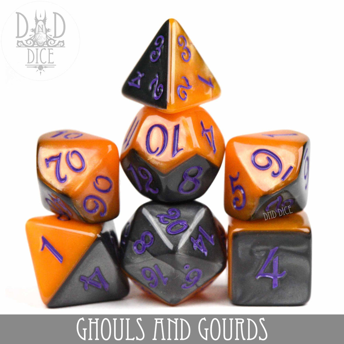 DNDDICE.COM Dice > Other Dice Ghouls and Gourds 758890746538 PA07GHOUL