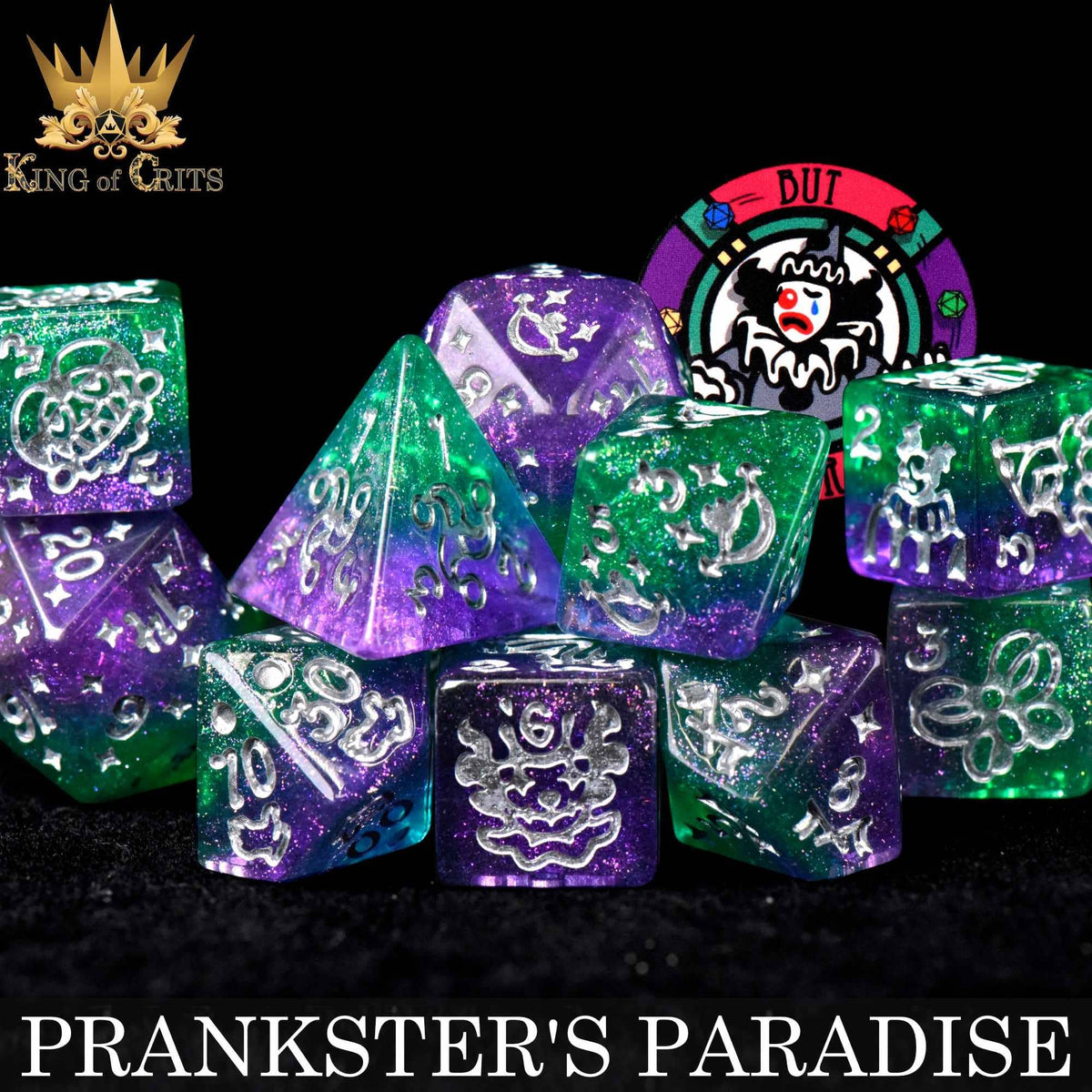 DNDDICE.COM Dice > Other Dice Prankster's Paradise - 11 Dice Set 758890749089 ER11JOKE
