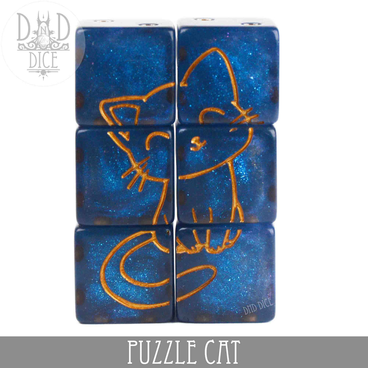 DNDDICE.COM Dice > Other Dice Puzzle Cat 6D6 758890748228 PR06CAT