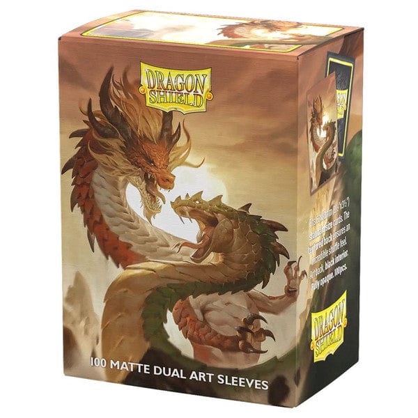 Dragon Shield Game Supplies > Card Sleeves Deck Protector: Dragon Shield: Art: Dual Matte: Wood Snake (100) 5706569121266 ATM12126