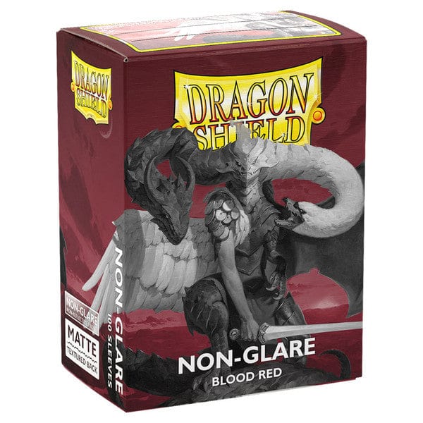 Dragon Shield Game Supplies > Card Sleeves Deck Protector: Non-Glare: Matte: Blood Red (100) 5706569118242 ATM11824