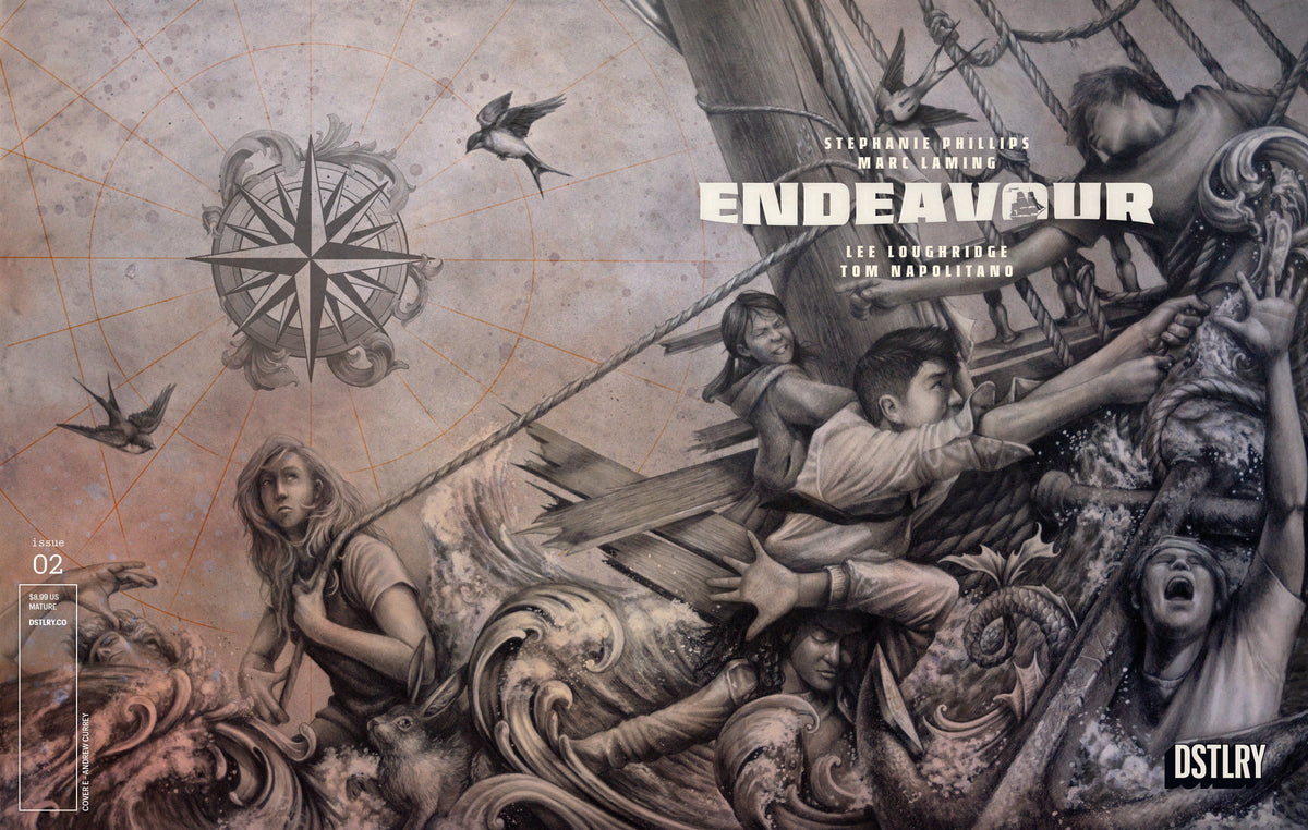 DSTLRY Comic Books ENDEAVOUR #2 CVR E ANDREW CURRY VARIANT 61499847369400251 PRH-61499847369400251
