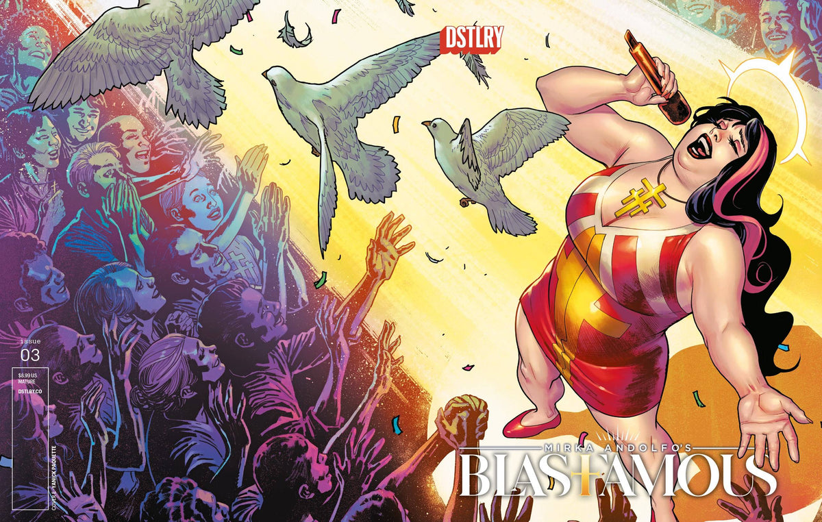 DSTLRY Comic Books > Incentives BLASFAMOUS #3 (OF 3) CVR E INC 1:50 YANICK PAQUETTE VAR (MR) '61499847323600351 0424DY396