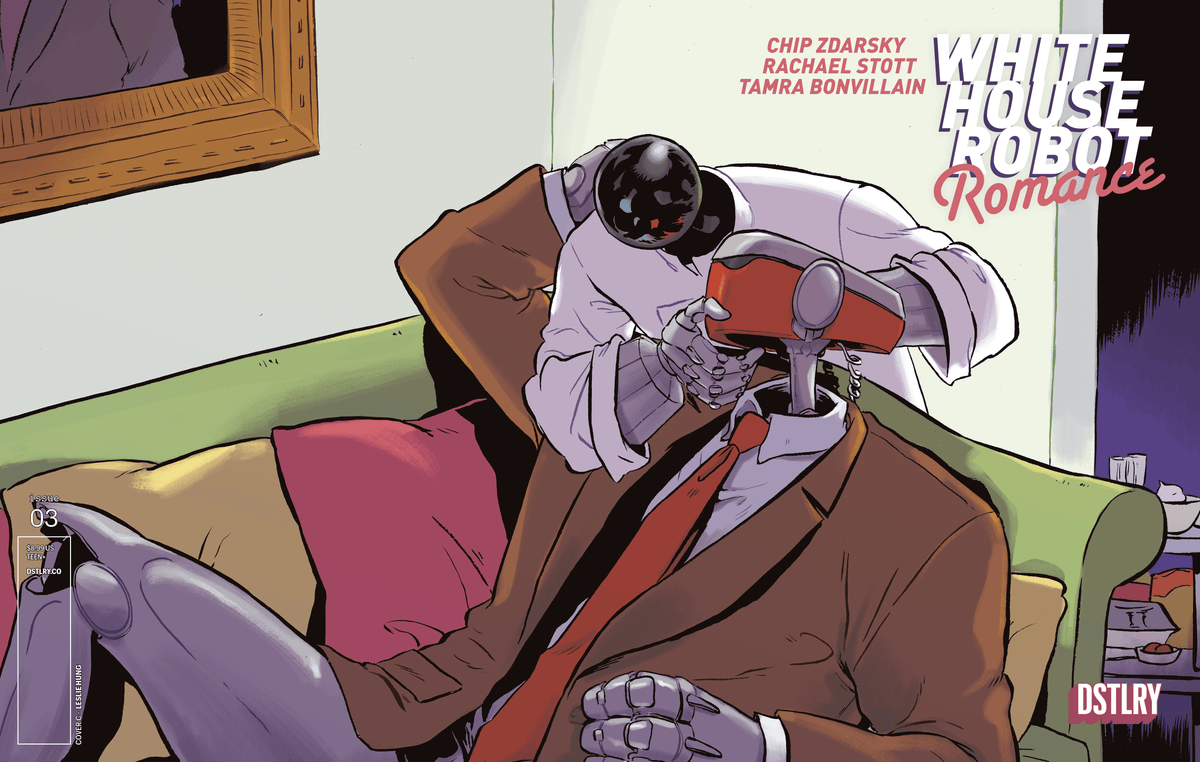 DSTLRY Comic Books > Incentives WHITE HOUSE ROBOT ROMANCE #3 CVR C LESLIE HUNG 1:10 INCV VARIANT 61499847382300331 PRH-61499847382300331