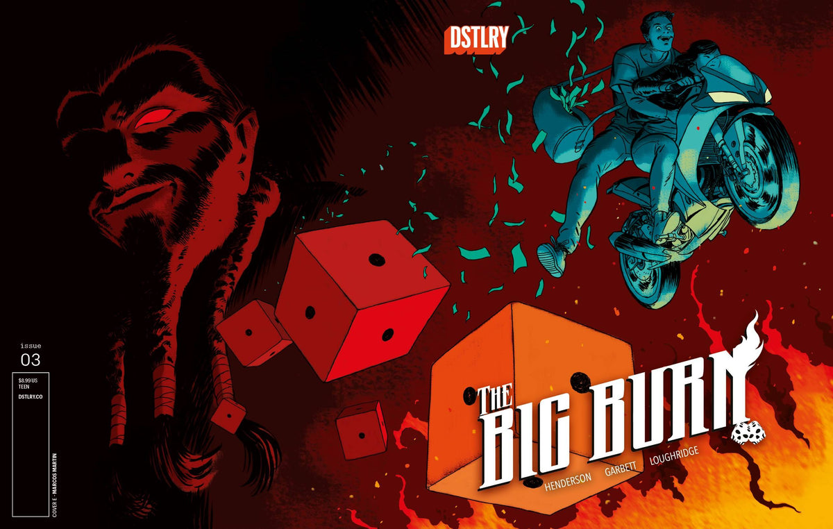 DSTLRY MEDIA Comic Books > Incentives BIG BURN #3 CVR E 1:50 INCV 61499847325000351 SEP241157
