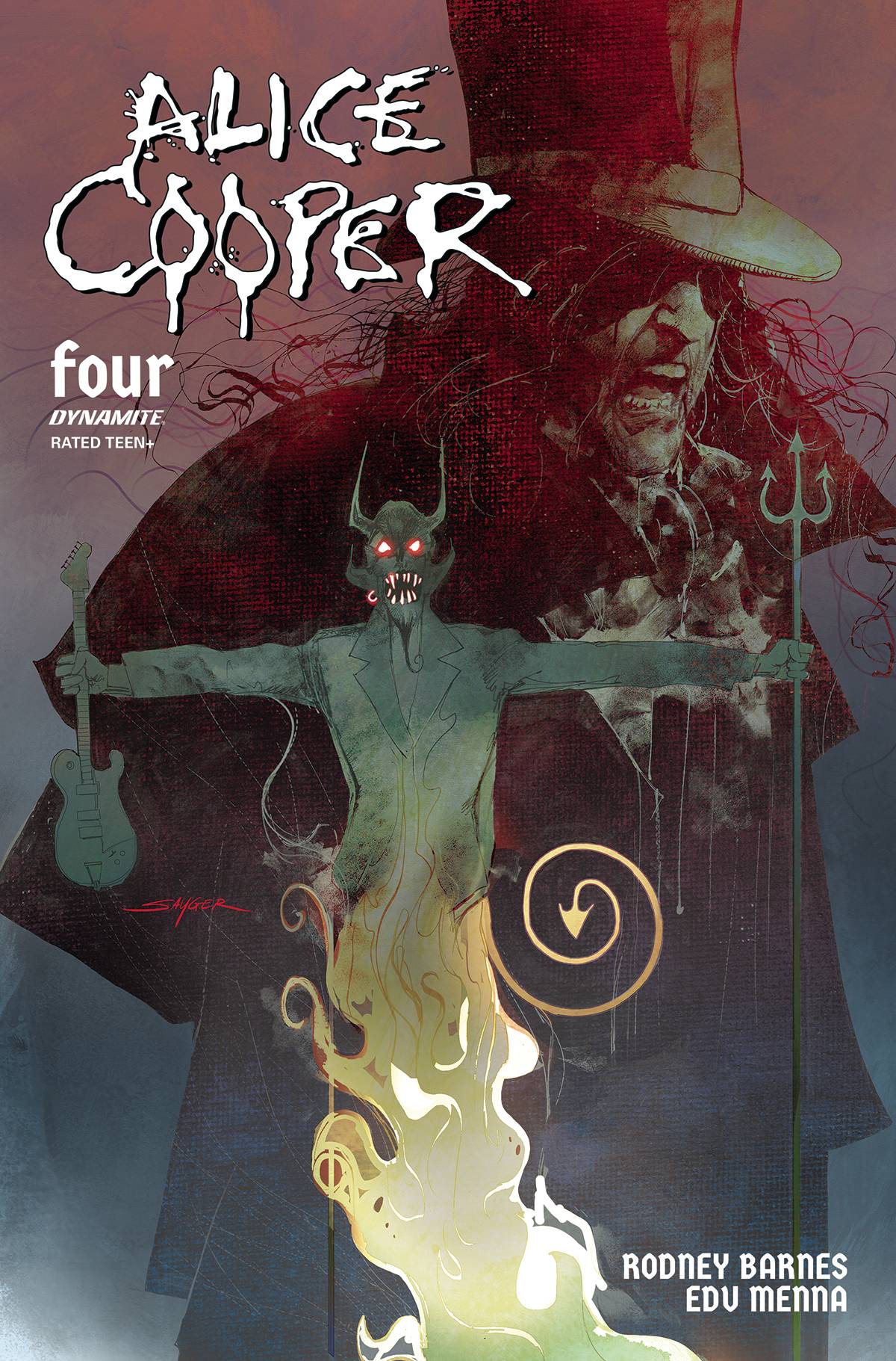 Dynamite Comic Books ALICE COOPER #4 CVR A SAYGER 72513033476304011 NOV230211