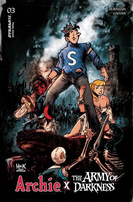Dynamite Comic Books ARCHIE X ARMY OF DARKNESS #3 CVR N ROBERT HACK JUGHEAD VARIANT TRADE DRESS VAR 72513036283403141 0226DE8193