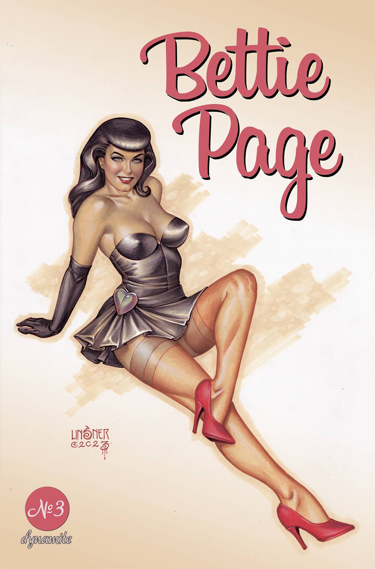 DYNAMITE Comic Books BETTIE PAGE #3 CVR A LINSNER 72513033124303011 JUN230751