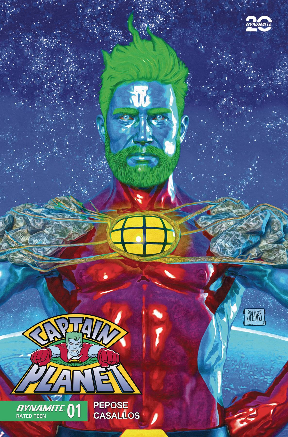 Dynamite Comic Books > Bundles CAPTAIN PLANET #1 - ROUND THE WORLD BUNDLE - ALL COVERS TE-CAPN-PLANET-1-BUNDLE-FEB250097