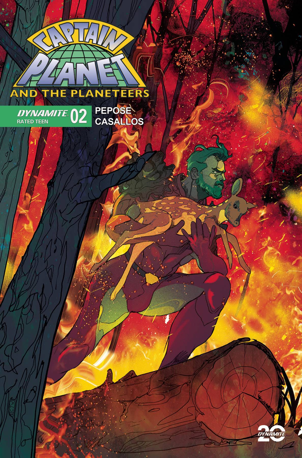 Dynamite Comic Books CAPTAIN PLANET #2 CVR C WARD 72513035474702031 MAR250032