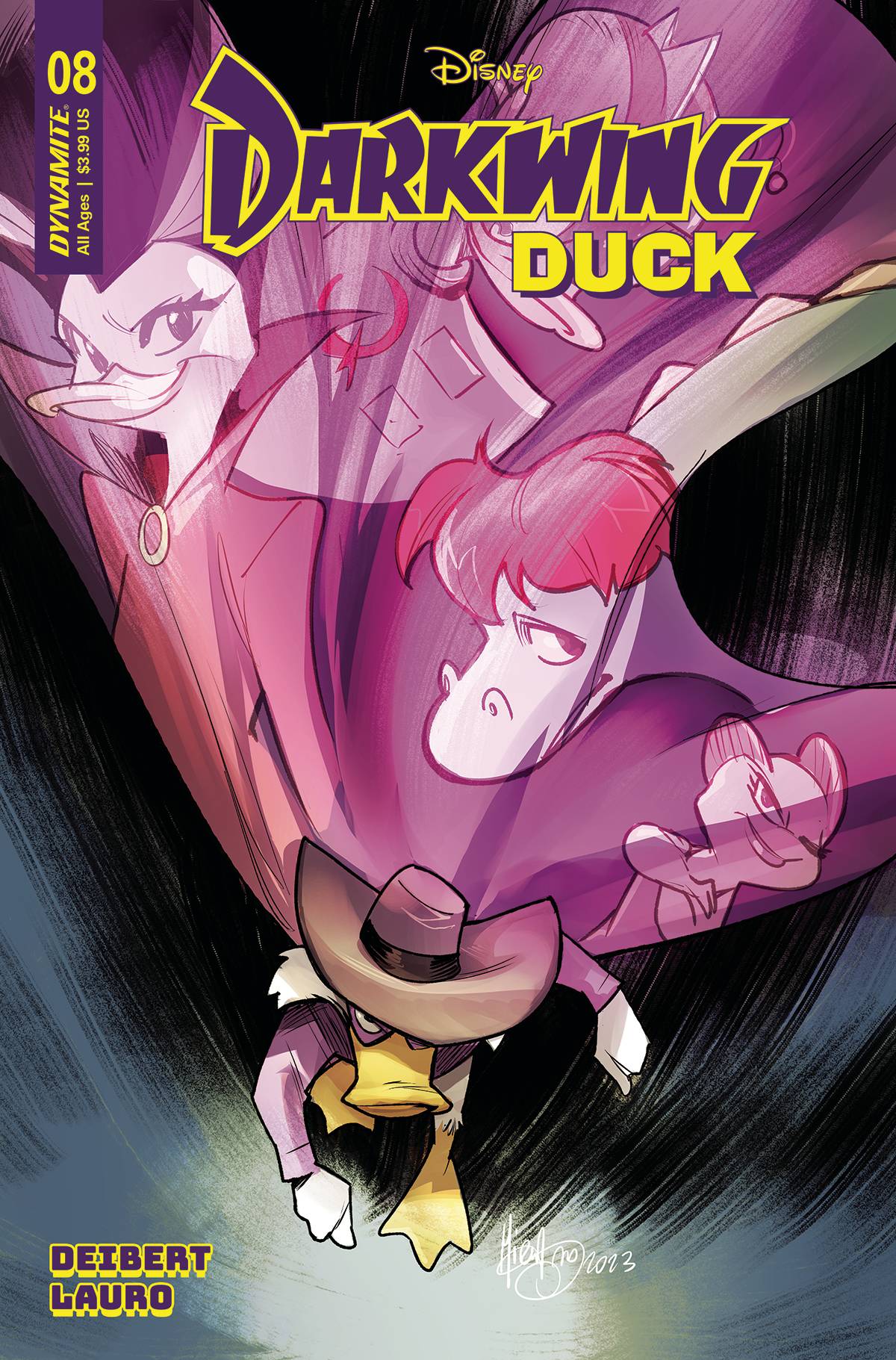 DYNAMITE Comic Books DARKWING DUCK #8 CVR B ANDOLFO 72513032463408021 JUN230696