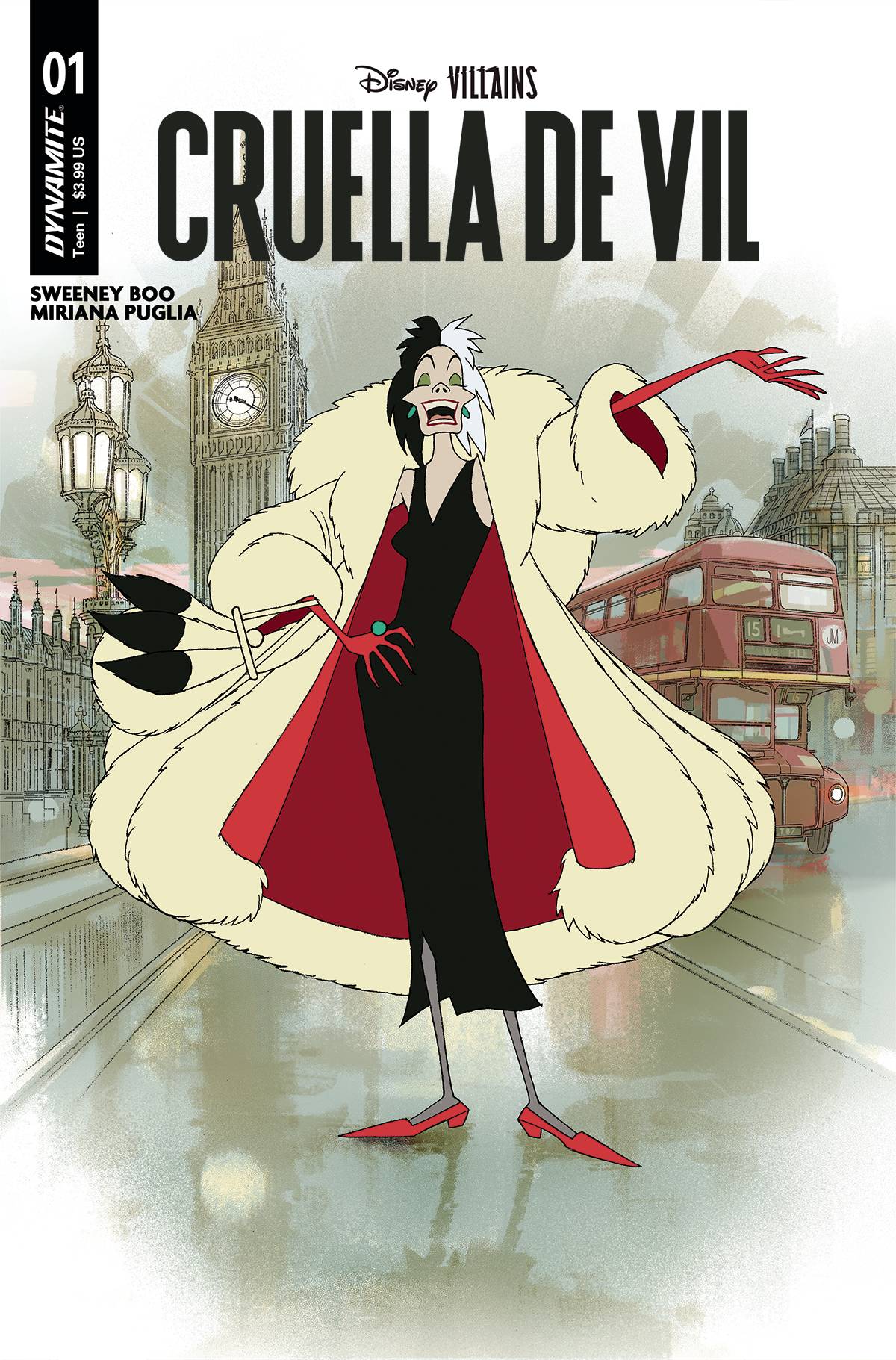 disney villains cruella de vil #1 cvr a boo