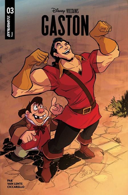 Dynamite Comic Books DISNEY VILLAINS GASTON #3 CVR D DAVID COUSENS VAR 72513035801103041 0326DE0608