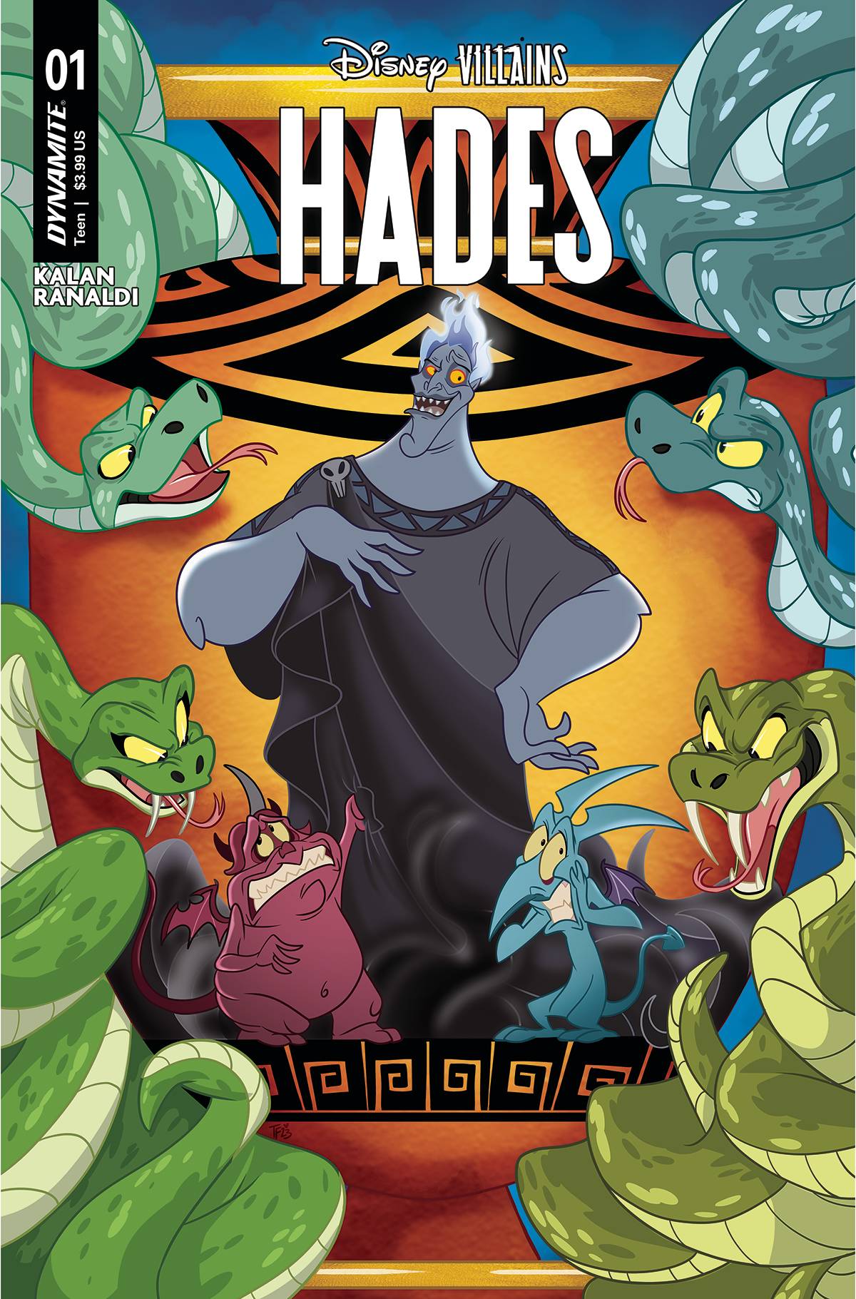 DYNAMITE Comic Books DISNEY VILLAINS HADES #1 CVR C FORSTNER 72513033283701031 JUN230641