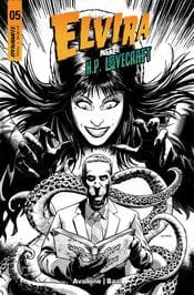 DYNAMITE Comic Books ELVIRA MEETS HP LOVECRAFT #5 CVR I 7 COPY FOC INCV BAAL LINE 72513034118105091