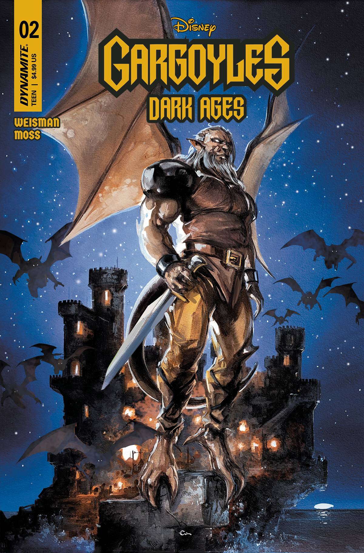 DYNAMITE Comic Books GARGOYLES DARK AGES #2 CVR A CRAIN 72513033136602011 JUN230660