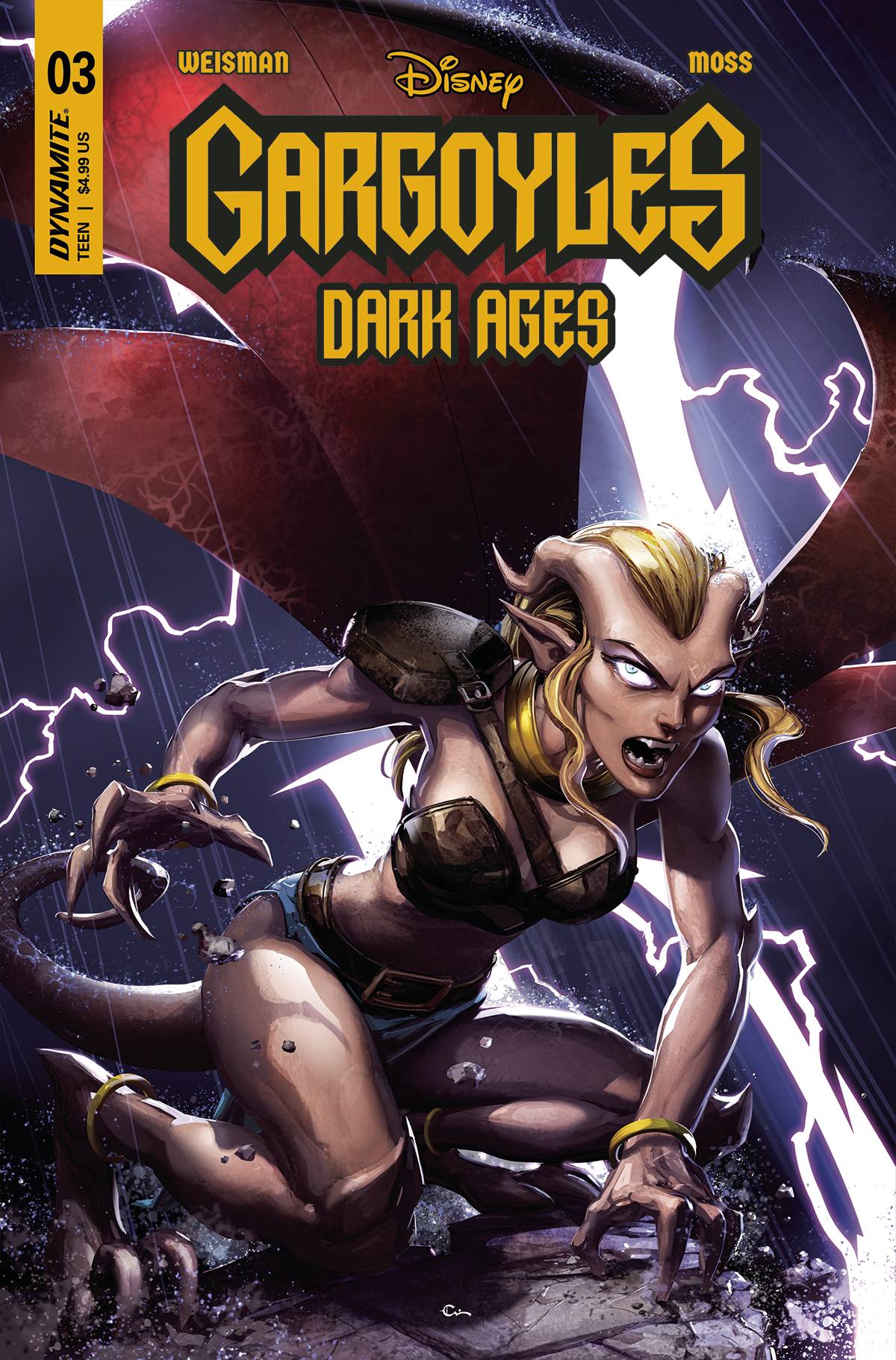 Dynamite Comic Books GARGOYLES DARK AGES #3 CVR A CRAIN 72513033136603011 JUL230278