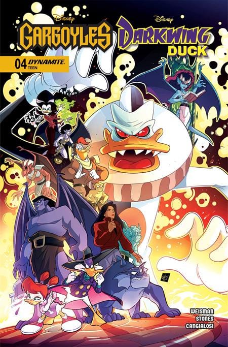 Dynamite Comic Books GARGOYLES/DARKWING DUCK #4 CVR D CIRO CANGIALOSI VAR 72513036250604041 0226DE0647