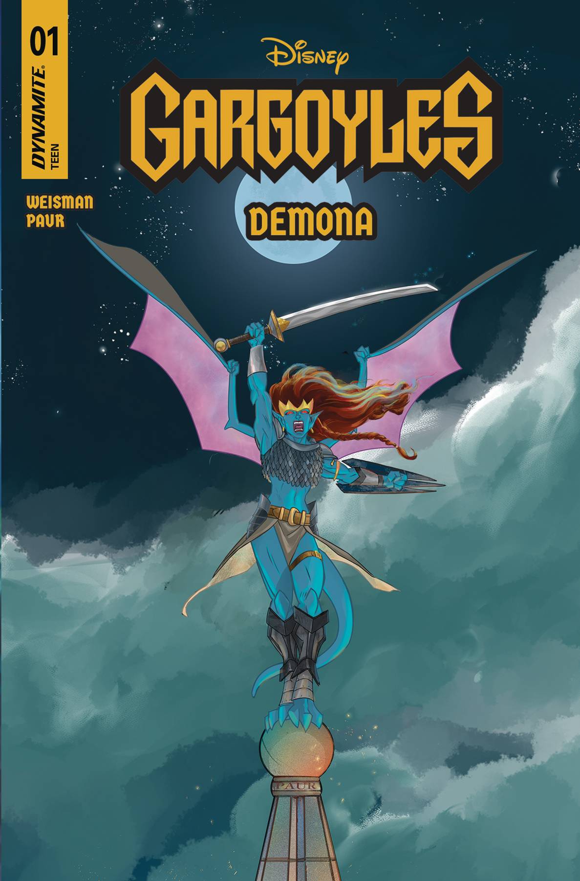 Dynamite Comic Books GARGOYLES DEMONA #1 CVR C PAUR 72513035567601031 MAR250012
