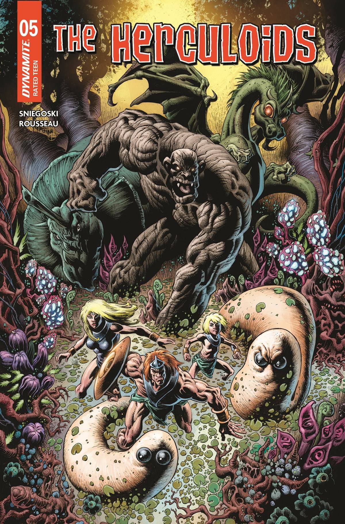 Dynamite Comic Books HERCULOIDS #5 CVR D HOTZ 72513035274305041 APR250119