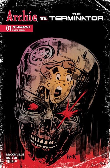 Dynamite Comic Books > Incentives ARCHIE VS THE TERMINATOR #1 CVR M INC 1:10 ROBERT HACK FOIL VAR (Release Date: 10/14/2026) 72513036769301131 0826DE0707